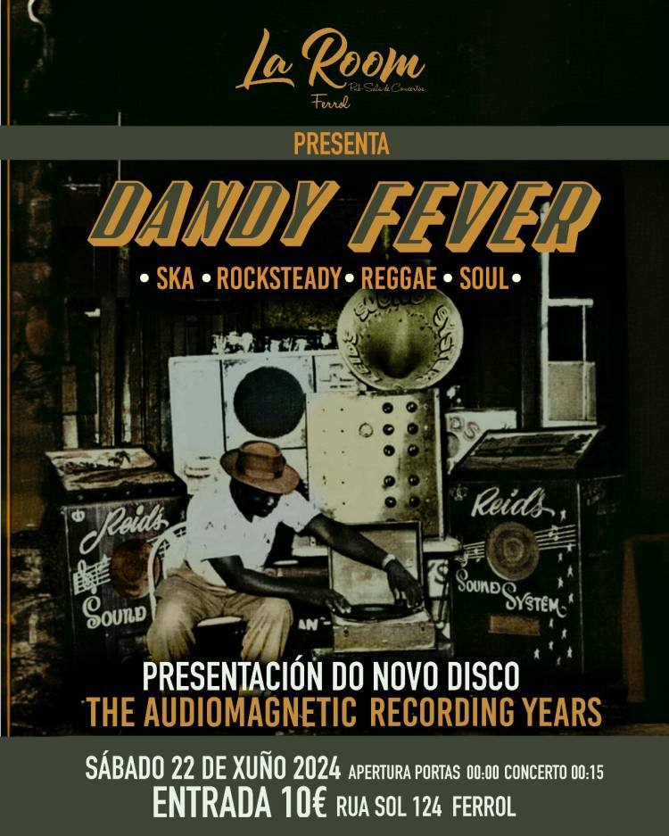Concerto DANDY FEVER  (Ska, Reggae, Soul, Rocksteady) (10 €) (