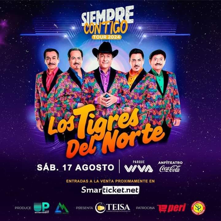 Los Tigres del Norte en Costa Rica (2024)