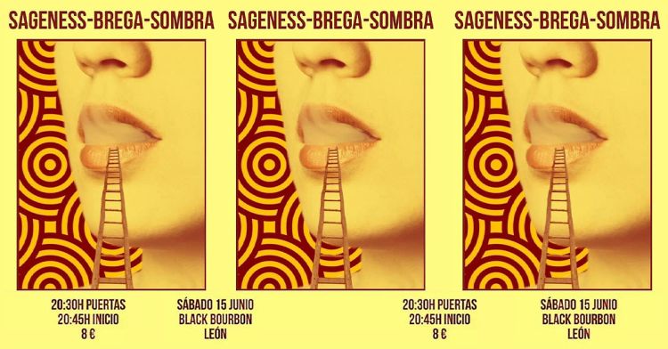 SAGENESS + BREGA + SOMBRA en el Black Bourbon