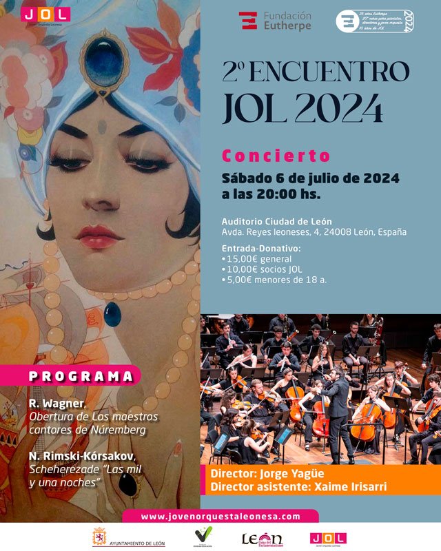 Concierto 2º Encuentro Joven Orquesta leonesa. Auditorio ciudad de León