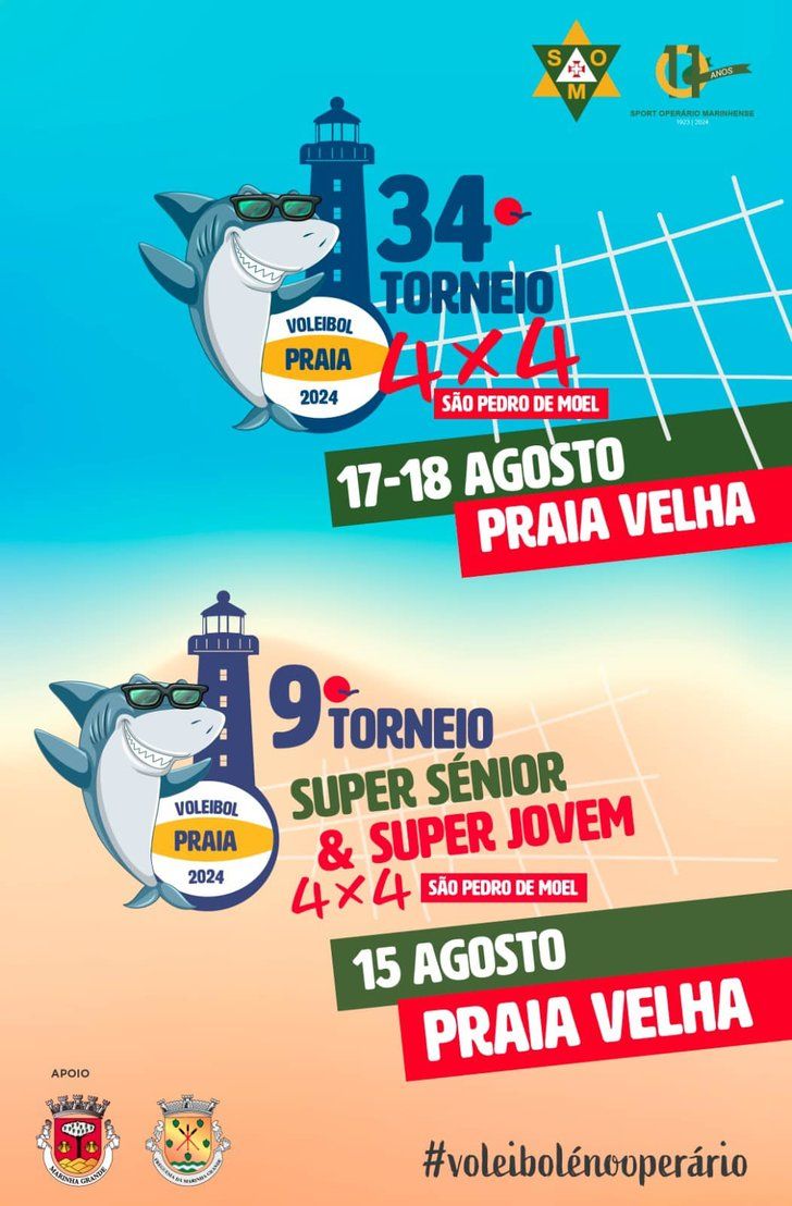 VOLEIBOL PRAIA - 9º TORNEIO - SUPER SÉNOR & SUPER JOVEM