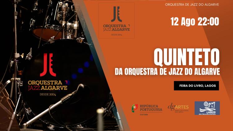 Quinteto da Orq. de Jazz do Algarve | Feira do Livro | Lagos