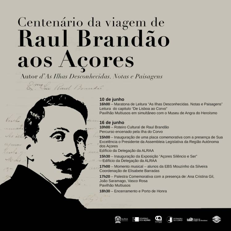 Comemorações do Centenário da Viagem de Raul Brandão aos Açores