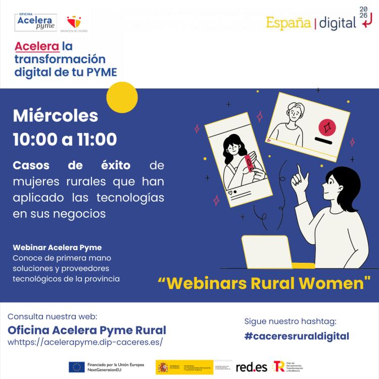 Webinar Rural Women: Emprendedoras Rurales y Nuevas Tecnologías.