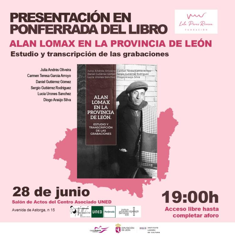 Presentación en Ponferrada del libro 'Alan Lomax en la provincia de León'