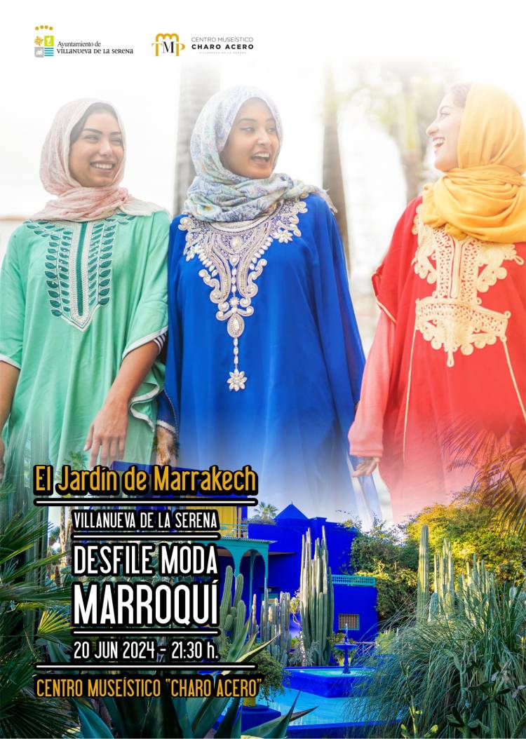 Desfile de moda marroquí. “El jardín de Marrakech”