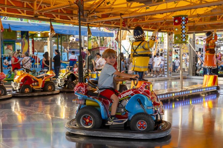 Día del niño en las atracciones del Recinto Ferial