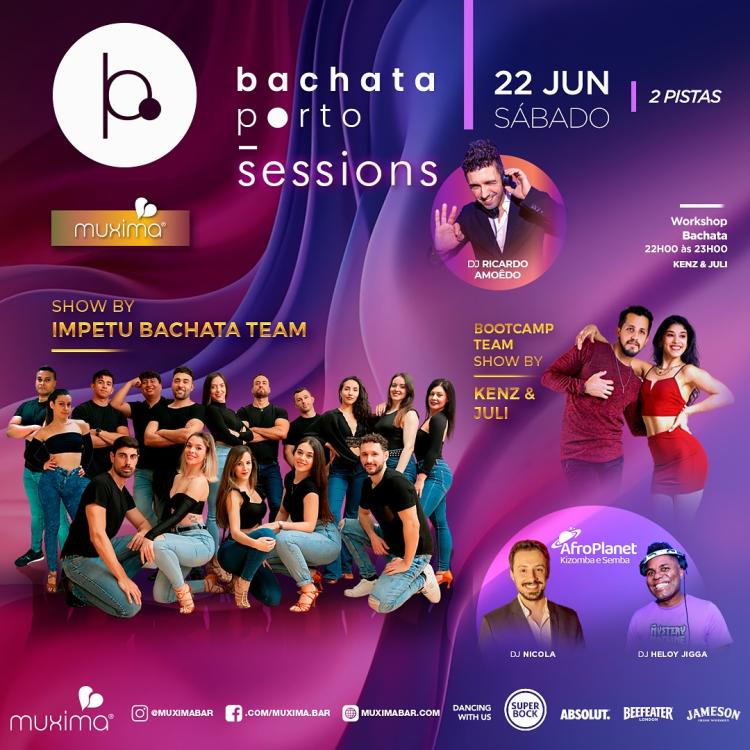 SÁBADO 22 JUNHO  / 2 Pistas - Bachata Porto Sessions & AFRO