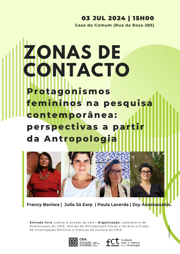 Zonas de Contacto – Protagonismos feminino na pesquisa contemporânea