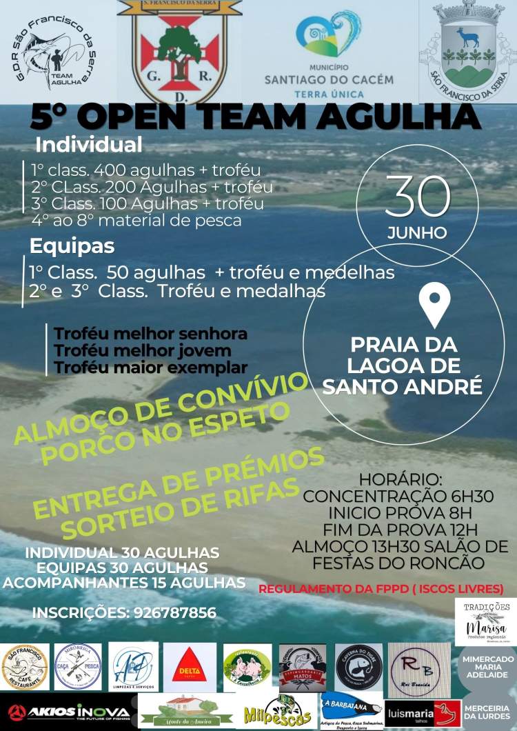 5° Open GDR São Francisco da Serra / team agulha
