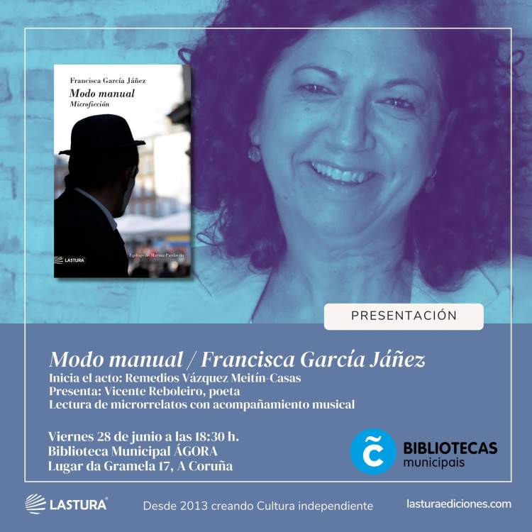 Presentación de 'Modo manual' de Francisca García Jáñez