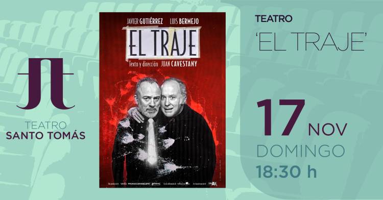 Obra de teatro 'El traje', con Javier Gutiérrez y Luis Bermejo