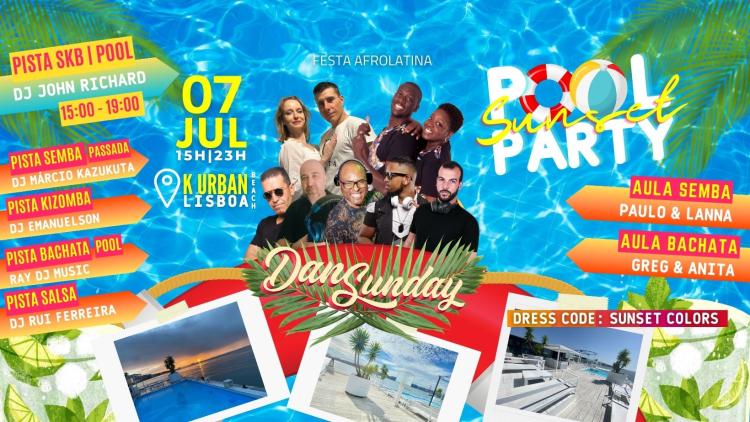 DanSunday | Sunset Pool Party | Festa Afrolatina