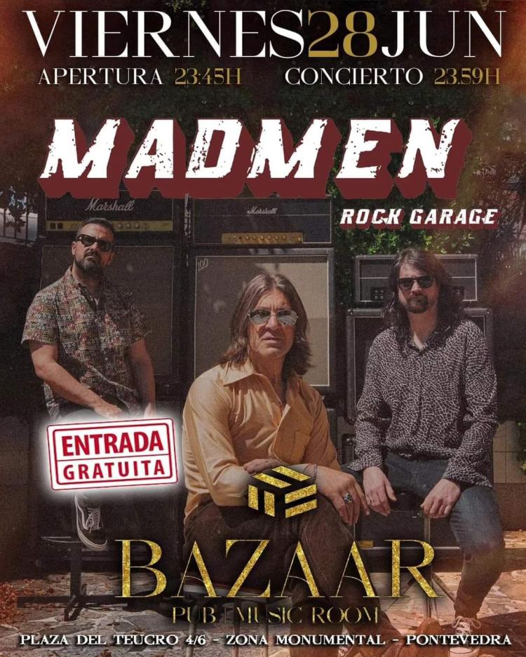 Concierto de MadMen (versiones rock garage) 