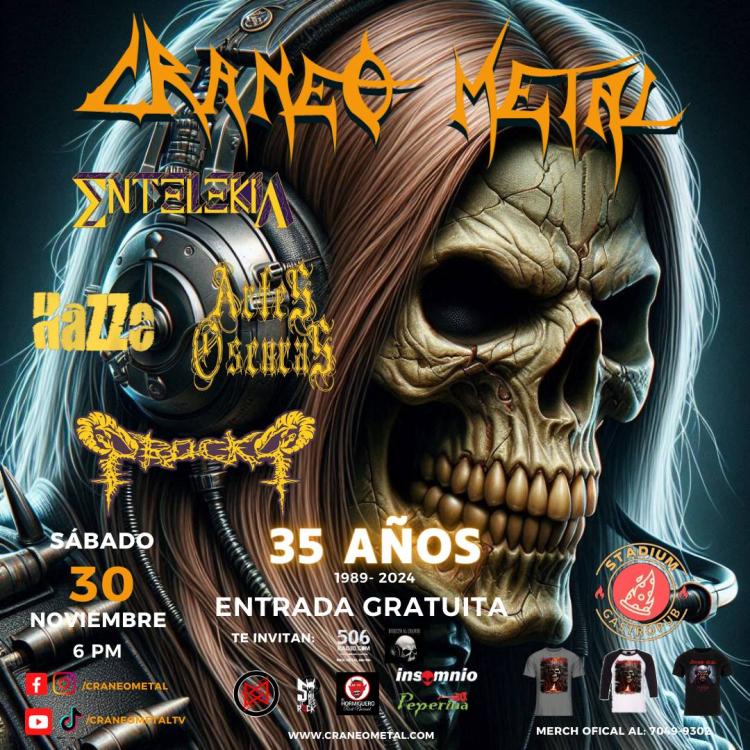 35 Años de Craneo Metal - Stadium - 30 de Noviembre.