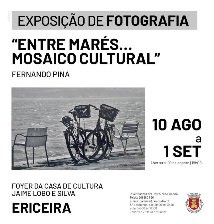 Exposição de Fotografia 'Entre Marés... Mosaico Cultural', de Fernando Pina