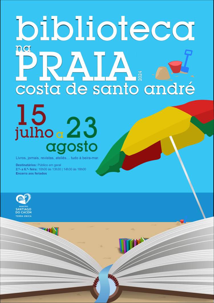 Biblioteca na Praia 2024 – Costa de Santo André