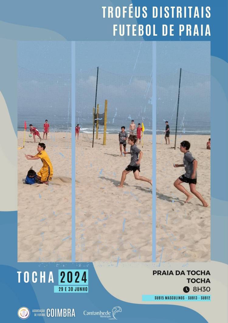 Troféus Distritais Futebol de Praia 2024