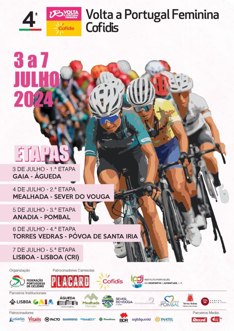 4.a Edição da Volta a Portugal Feminina em Bicicleta - Cofidis termina na Póvoa de Santa Iria