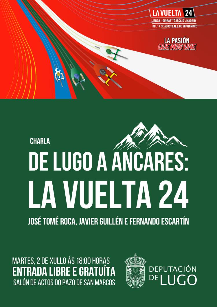Charla sobre La Vuelta Ciclista ao seu paso por Lugo