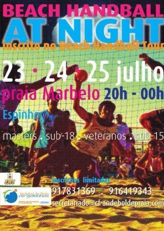 Beach Handball At Night