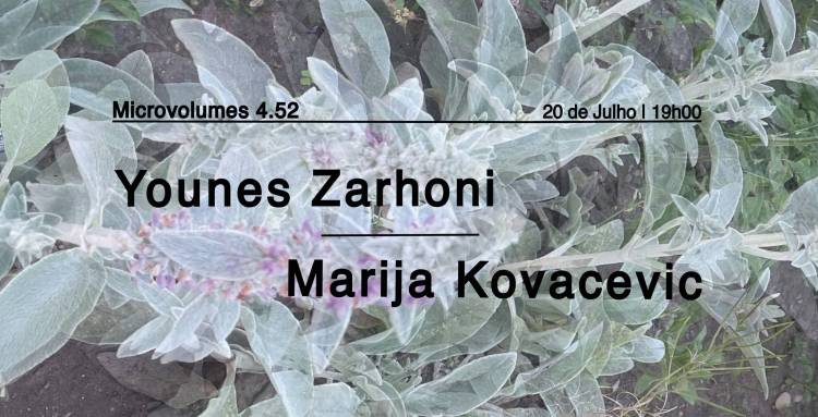 Microvolumes 4.52 | Younes Zarhoni | Marija Kovacevic