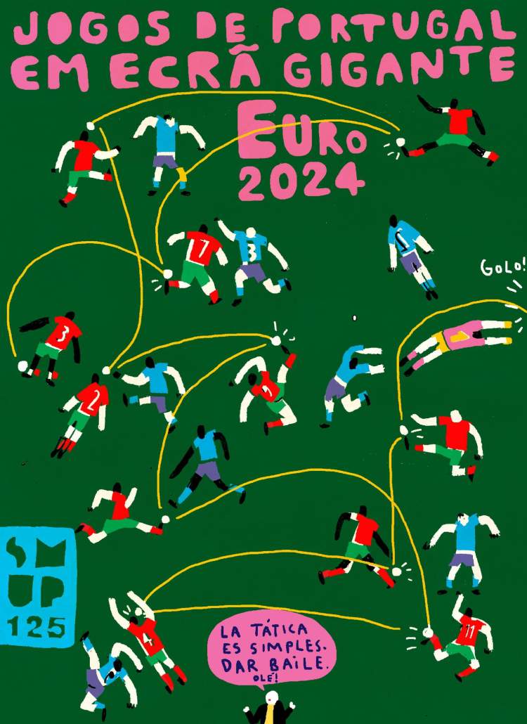 Euro 2024 no ecrã gigante da SMUP! Portugal x França
