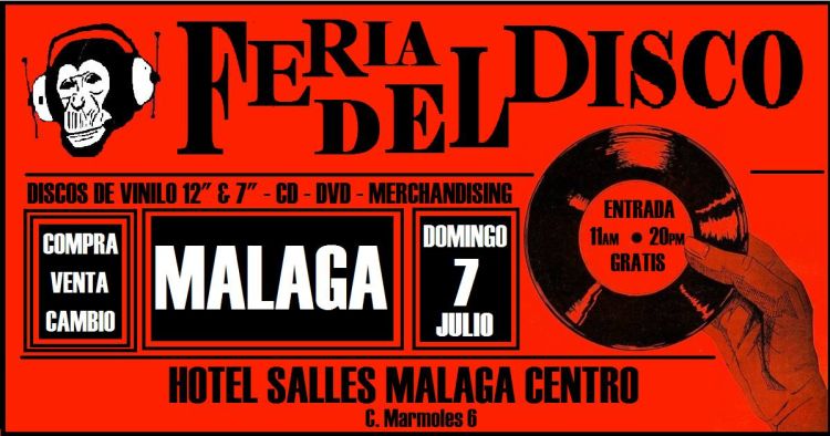 FERIA DEL DISCO MALAGA (Domingo 7 De Julio)