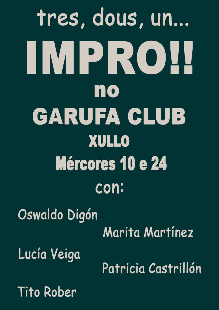 COMEBACK   Impro / Teatro en Garufa Club 