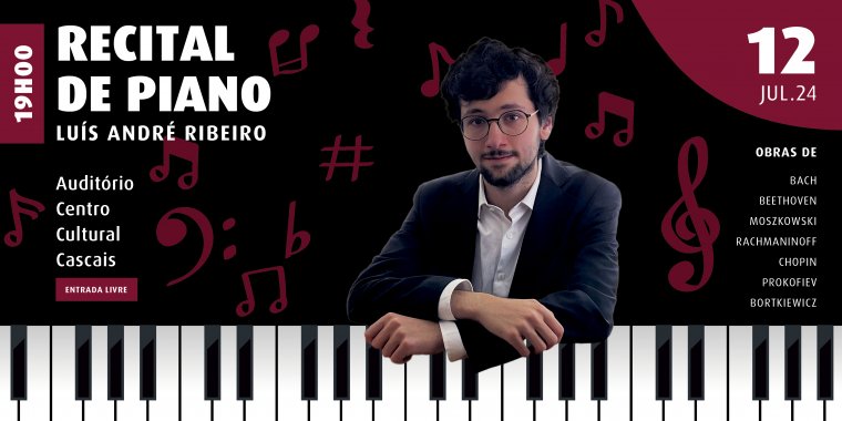 Recital de Piano, por Luís André Ribeiro