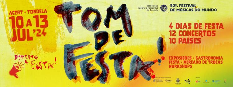 32ª TOM DE FESTA - Festival de Músicas do Mundo ACERT 