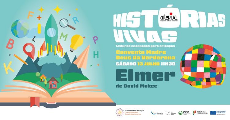 Histórias vivas – “ Elmer de David Mckee”