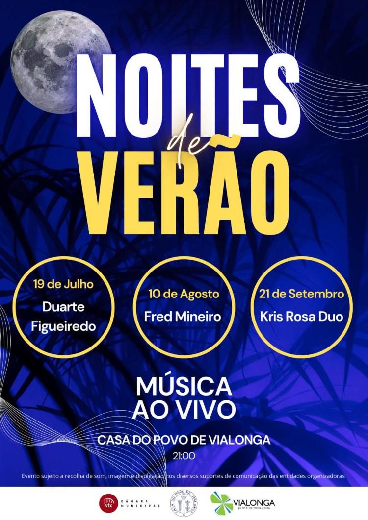 Vialonga acolhe as 'Noites de Verão '24' com música e cultura