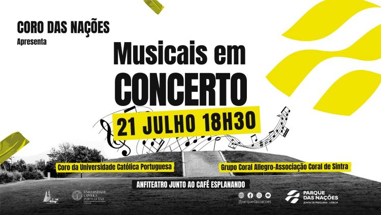 Musicais em Concerto pelo Coro das Nações e convidados