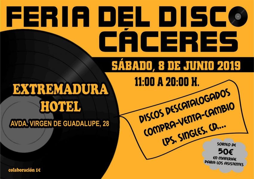 Feria del disco en Cáceres  – Hotel Extremadura