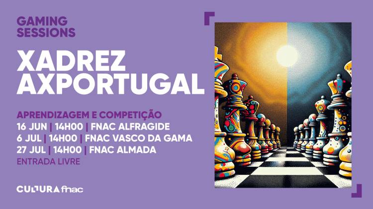 Xadrez na FNAC - Almada Fórum (Prática livre + Torneio)