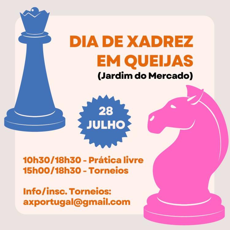 Dia de Xadrez em Queijas (pratica livre e torneios)