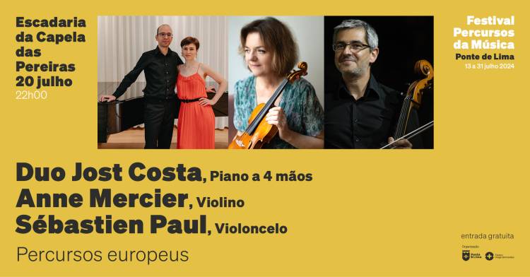 Anne Mercier, Sébastien Paul e Duo Jost Costa | Festival Percursos da Música