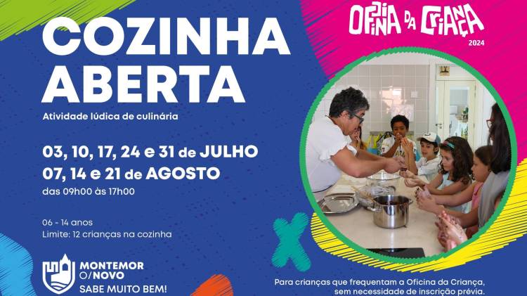 OFICINA DA CRIANÇA: COZINHA ABERTA