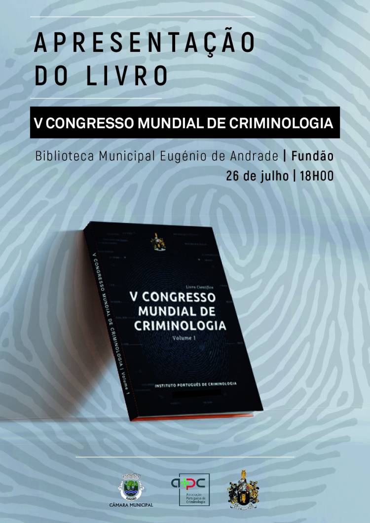 Apresentação do livro do V Congresso Mundial de Criminologia 