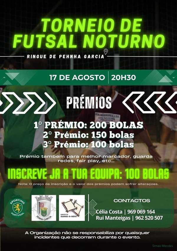 Torneio de Futsal Noturno de Penha Garcia