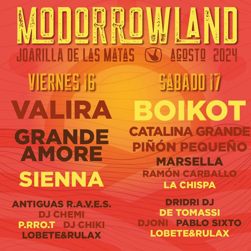 Modorrowland 2024. Joarilla de las Matas