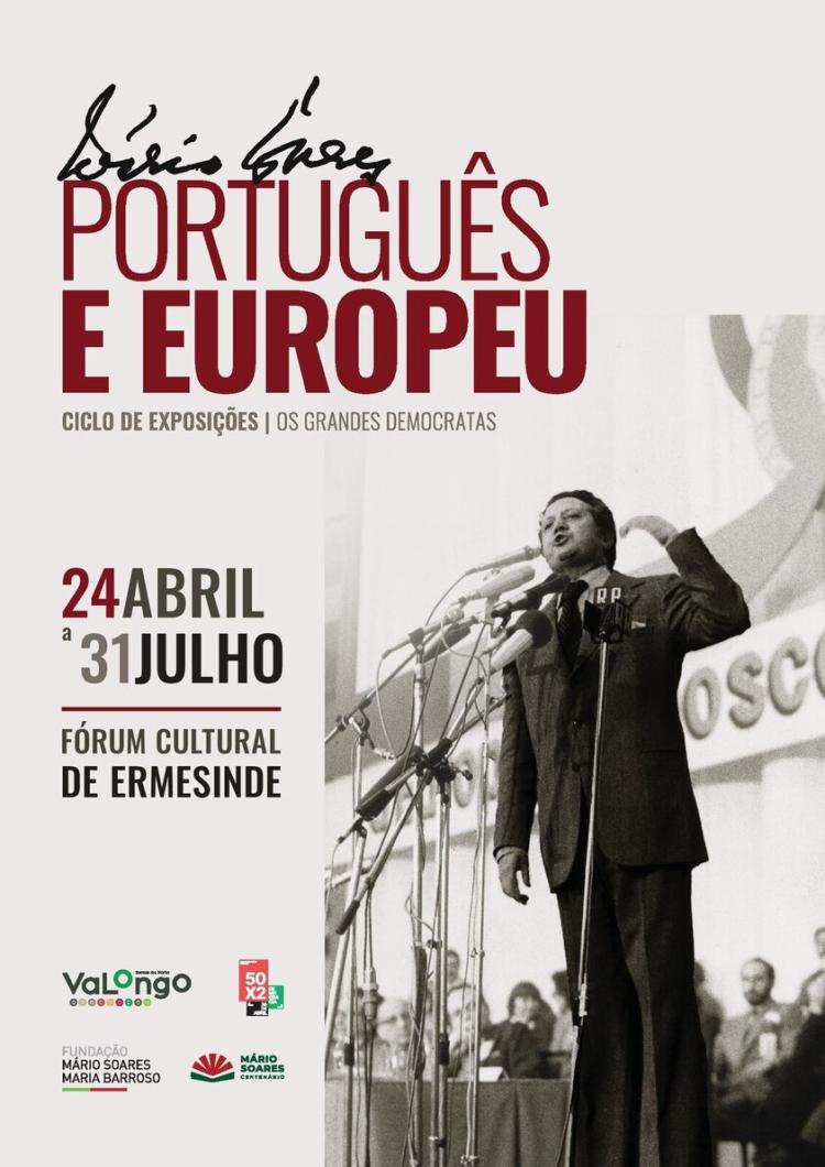 Exposição 'Mário Soares: Português e Europeu' no Fórum de Ermesinde