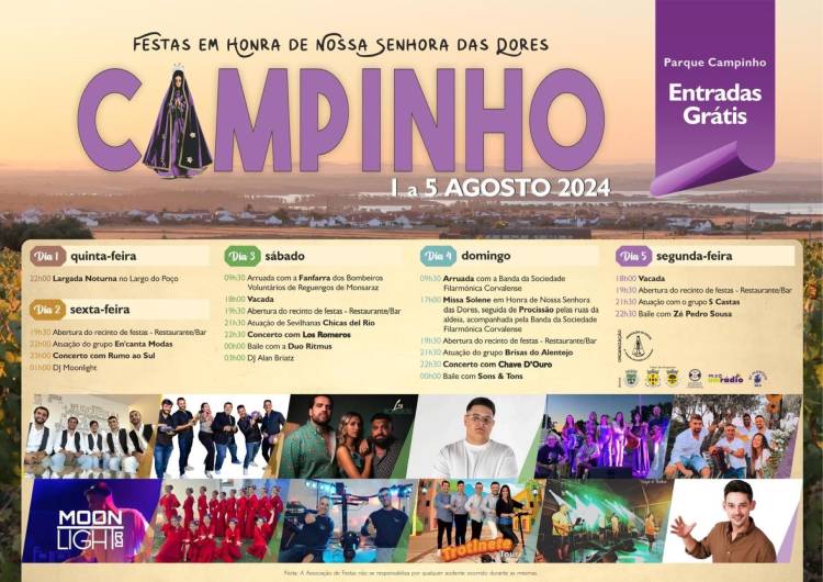 Festas em Honra de Nossa Senhora das Dores – Campinho 2024