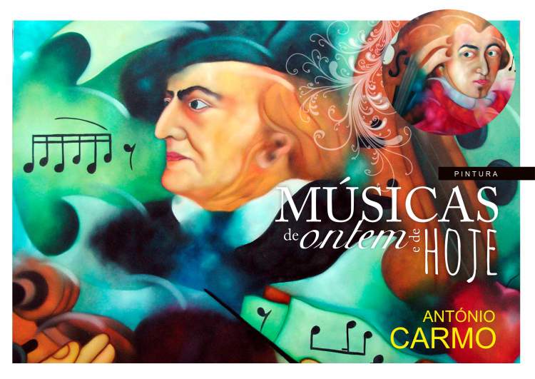 Exposição de pintura de António Carmo “Músicas de Ontem e de Hoje”