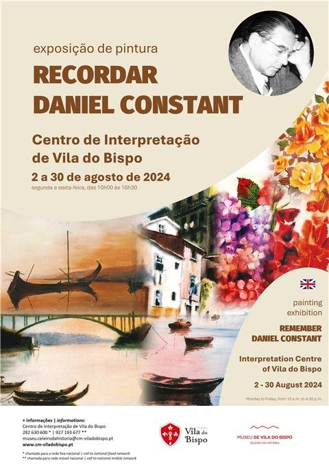 Exposição de pintura 'Recordar Daniel Constant'