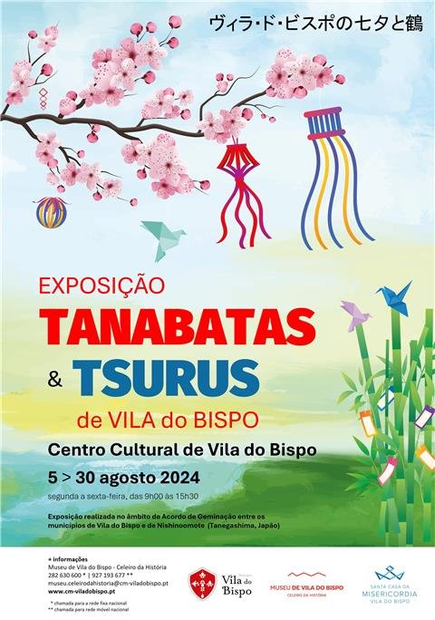 Exposição 'Tanabatas & Tsurus de Vila do Bispo'