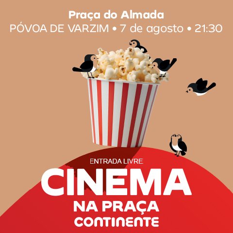 'Cinema na Praça'
