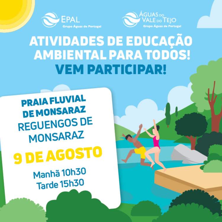 “Atividades de educação ambiental para todos!” na Praia Fluvial de Monsaraz