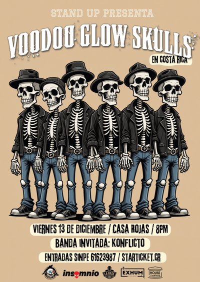 Voodoo Glow Skulls en Costa Rica